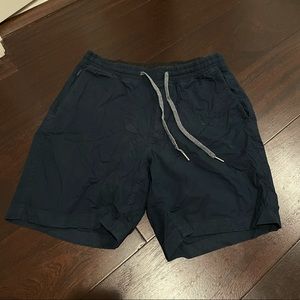 men’s navy lululemon shorts